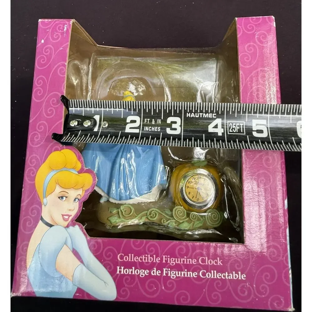 Rare Disney World Parks Cinderella Pumpkin Clock Brand New! MIB!